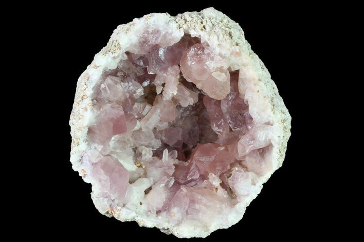 Sparkly, Pink Amethyst Geode Half - Argentina #170162